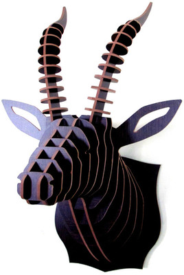 50% OFF on Panache Animal Head AH006-Black2 Showpiece - 80 cm