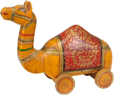 20% OFF on Exotic India Wheeled Camel Box Showpiece - 21.082 cm 20% OFF on Exotic India Wheeled Camel Box Showpiece - 21.082 cm