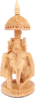 25% OFF on Adaa Whitewood - Ambari Elephant Statue Showpiece - 12.192 cm 25% OFF on Adaa Whitewood - Ambari Elephant Statue Showpiece - 12.192 cm