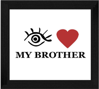 44% OFF on Ellicon B449 I Love My Brother Showpiece - 19.5 cm