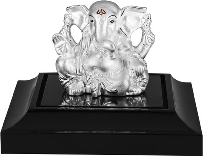 13% OFF on Krysaliis Ganesha Idol Showpiece - 6 cm Silver, Silver 13% OFF on Krysaliis Ganesha Idol Showpiece - 6 cm Silver, Silver