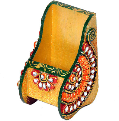 69% OFF on Little India Beautiful Kundan Meenakari Wooden Mobile Stand 251 Showpiece - 12 cm 69% OFF on Little India Beautiful Kundan Meenakari Wooden Mobile Stand 251 Showpiece - 12 cm