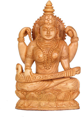 50% OFF on Priyakala Whitewood Goddess Sarasvathi Showpiece - 17.78 cm 50% OFF on Priyakala Whitewood Goddess Sarasvathi Showpiece - 17.78 cm
