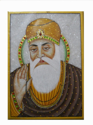 58% OFF on JaipurCrafts Guru Nanak Dev Ji Marble Painting Showpiece - 17.78 cm 58% OFF on JaipurCrafts Guru Nanak Dev Ji Marble Painting Showpiece - 17.78 cm
