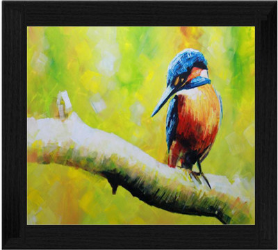 44% OFF on Ellicon B28 Bird Painting Showpiece - 19.5 cm