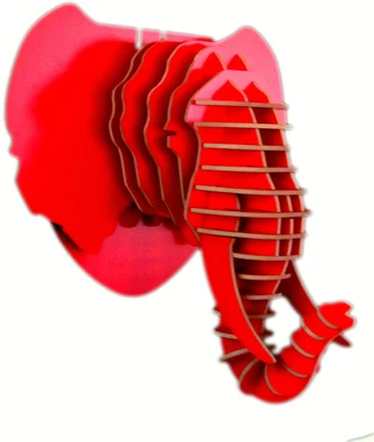 37% OFF on Panache Animal Head AH001-Red Showpiece - 80 cm