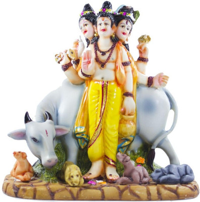 66% OFF on Gods & Gifts Lord Duttatreya (DA71291NGR) Showpiece - 16 cm 66% OFF on Gods & Gifts Lord Duttatreya (DA71291NGR) Showpiece - 16 cm