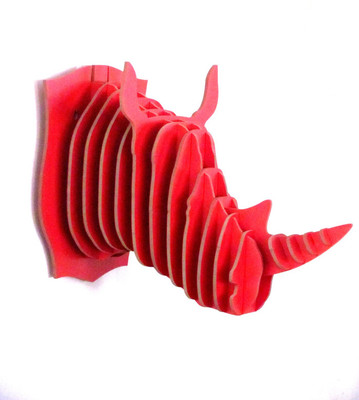 37% OFF on Panache Animal Head AH003-Red2 Showpiece - 80 cm