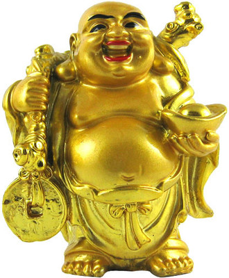 20% OFF on Eshoppee Feng shui laughing buddha for wealth and happiness Showpiece - 9 cm 20% OFF on Eshoppee Feng shui laughing buddha for wealth and happiness Showpiece - 9 cm