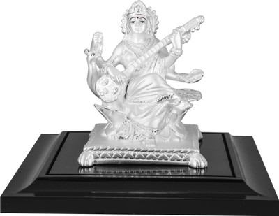 24% OFF on Krysaliis Saraswati Maa Idol Showpiece - 11 cm Silver, Silver 24% OFF on Krysaliis Saraswati Maa Idol Showpiece - 11 cm Silver, Silver