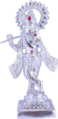 40% OFF on Lime Silver Flute Krishna Showpiece - 12 cm