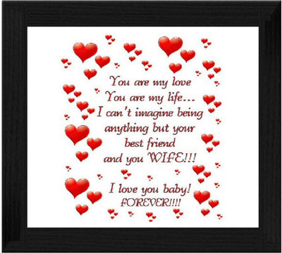 Ellicon B604 You Are My Love Wife Showpiece - 19.5 cm