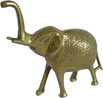 Galaxy Brass Elephant Showpiece - 12.7 cm Galaxy Brass Elephant Showpiece - 12.7 cm