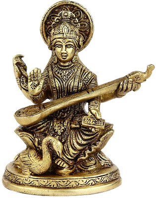 StatueStudio Saraswati Showpiece - 12.7 cm StatueStudio Saraswati Showpiece - 12.7 cm