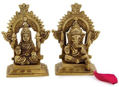 Gifts By Meeta Lakshmi Ganesh Idols Showpiece - 4.064 cm Gifts By Meeta Lakshmi Ganesh Idols Showpiece - 4.064 cm