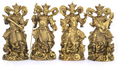 19% OFF on Kriti Creations Four Heavenly Kings Showpiece - 12 cm 19% OFF on Kriti Creations Four Heavenly Kings Showpiece - 12 cm