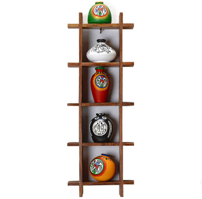 68% OFF on Aapno Rajasthan Five Tier Wall Decor With Hand Painted Pots Showpiece - 15.24 cm 68% OFF on Aapno Rajasthan Five Tier Wall Decor With Hand Painted Pots Showpiece - 15.24 cm