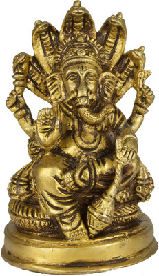 20% OFF on Exotic India Lord Ganesha Seated on Sheshnaga Showpiece - 10.16 cm 20% OFF on Exotic India Lord Ganesha Seated on Sheshnaga Showpiece - 10.16 cm