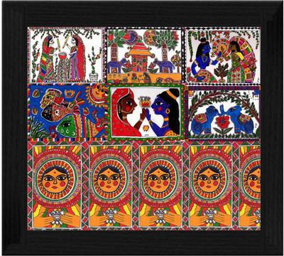 44% OFF on Ellicon B10 Madhubani Painting Showpiece - 19.5 cm 44% OFF on Ellicon B10 Madhubani Painting Showpiece - 19.5 cm