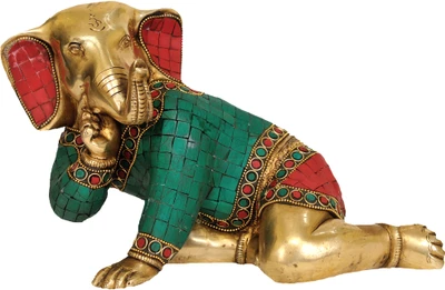 20% OFF on Exotic India Crawling Ganesha Showpiece - 17.78 cm 20% OFF on Exotic India Crawling Ganesha Showpiece - 17.78 cm