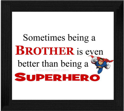 44% OFF on Ellicon B405 Brother Quotes Showpiece - 19.5 cm 44% OFF on Ellicon B405 Brother Quotes Showpiece - 19.5 cm