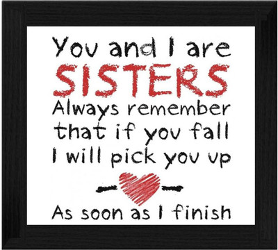 44% OFF on Ellicon B516 I Love Sister Showpiece - 19.5 cm