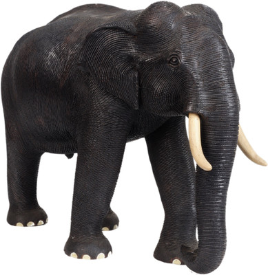 20% OFF on Exotic India Fine and Realistic Rendered Elephant Showpiece - 30.48 cm