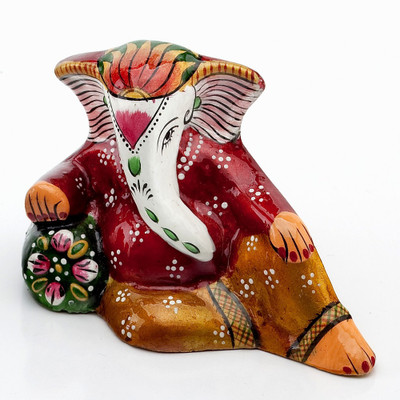 20% OFF on Aapno Rajasthan Handpainted Enamelled Metal Ganapati Showpiece - 7.62 cm 20% OFF on Aapno Rajasthan Handpainted Enamelled Metal Ganapati Showpiece - 7.62 cm