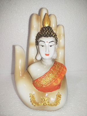 55% OFF on Earth BUDDHA IN HAND ORANGE Showpiece - 17.78 cm 55% OFF on Earth BUDDHA IN HAND ORANGE Showpiece - 17.78 cm