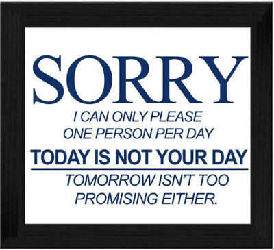 44% OFF on Ellicon B662 Funny Office Frame Showpiece - 19.5 cm