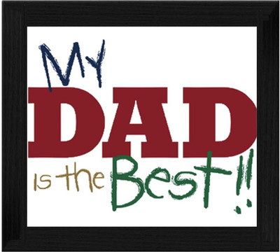 44% OFF on Ellicon B154 My Dad Is The Best Showpiece - 19.5 cm