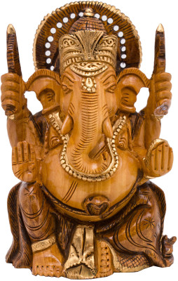 33% OFF on Prachin Ganesha Sitt Wob A/F 6 Showpiece - 12.5 cm
