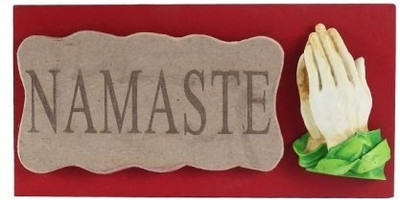 29% OFF on Earth Mural of Namaste Quote Showpiece - 13.97 cm 29% OFF on Earth Mural of Namaste Quote Showpiece - 13.97 cm