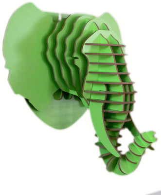 37% OFF on Panache Animal Head AH001-Green2 Showpiece - 80 cm