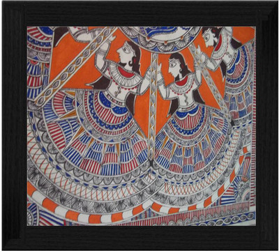 44% OFF on Ellicon B68 Madhubani Painting Showpiece - 19.5 cm