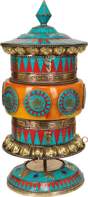 20% OFF on Exotic India Superfine Prayer Wheel Showpiece - 39 cm 20% OFF on Exotic India Superfine Prayer Wheel Showpiece - 39 cm