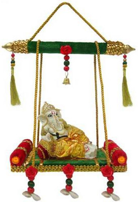 11% OFF on Creativity Centre Ganesha on Swing Showpiece - 11 cm 11% OFF on Creativity Centre Ganesha on Swing Showpiece - 11 cm