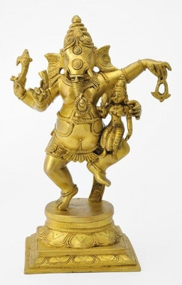 Redbag God Ganesha with Mother Laxmi Showpiece - 29.21 cm Redbag God Ganesha with Mother Laxmi Showpiece - 29.21 cm