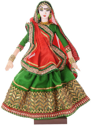 25% OFF on A33 Store A33 Cotton Stuff Young Radha Art Doll Showpiece - 12 cm