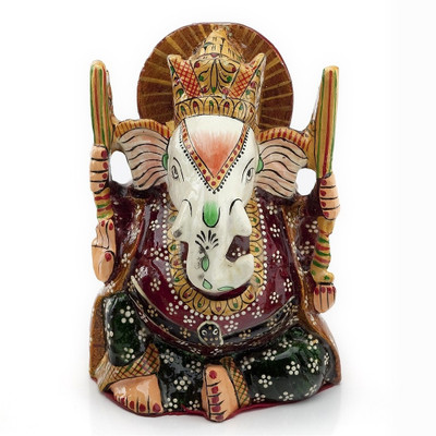 33% OFF on Aapno Rajasthan Handpainted Enamelled Metal Ganapati Showpiece - 12.7 cm 33% OFF on Aapno Rajasthan Handpainted Enamelled Metal Ganapati Showpiece - 12.7 cm