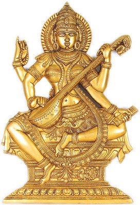 20% OFF on Exotic India Goddess Saraswati (Wall Hanging Flat Statue) Showpiece - 1.524 cm 20% OFF on Exotic India Goddess Saraswati (Wall Hanging Flat Statue) Showpiece - 1.524 cm