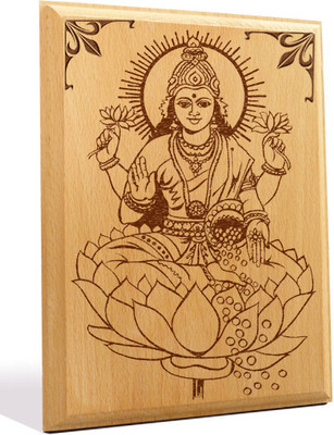42% OFF on Tiedribbons Jai Maha Laxmi Engraved Plaque Showpiece - 18 cm