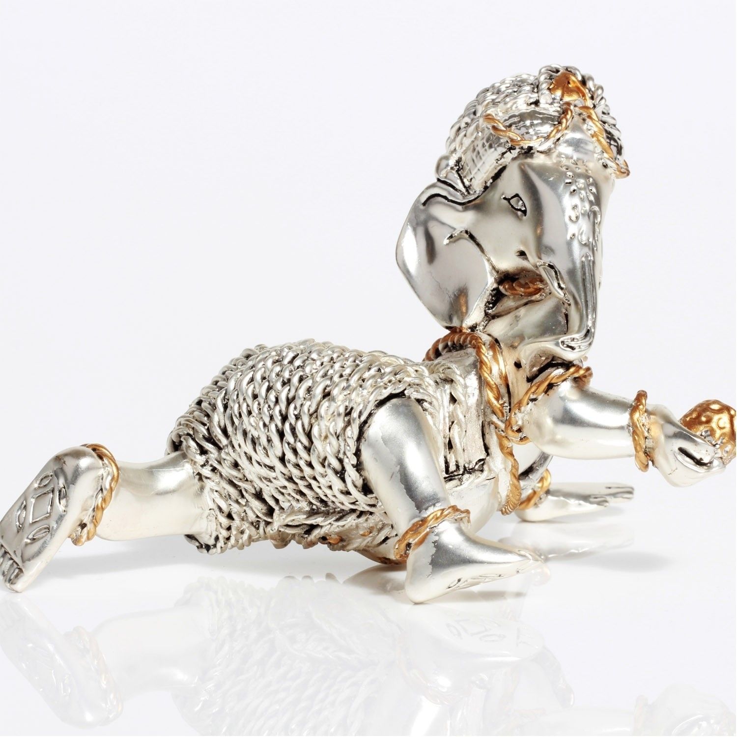 CherryTin Traditional Bal Ganesh Showpiece - 7.62 cm CherryTin Traditional Bal Ganesh Showpiece - 7.62 cm