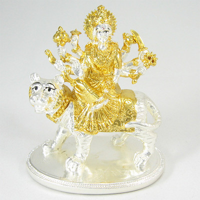 28% OFF on IndiaBuye Ambe Ma Showpiece - 10 cm 28% OFF on IndiaBuye Ambe Ma Showpiece - 10 cm