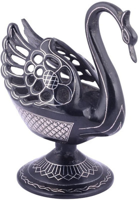Sheela's Arts & Crafts Showpiece - 12.5 cm Silver, Black