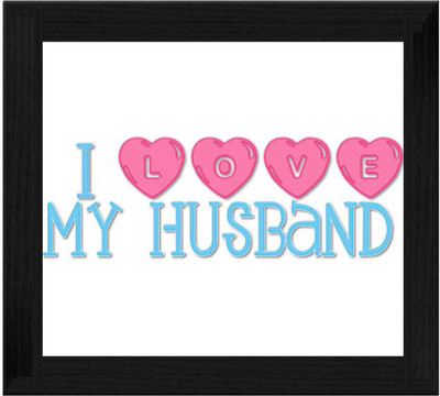 44% OFF on Ellicon B563 I Love My Husband Showpiece - 19.5 cm