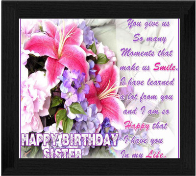 44% OFF on Ellicon B537 Happy Birthday Sister Showpiece - 19.5 cm 44% OFF on Ellicon B537 Happy Birthday Sister Showpiece - 19.5 cm