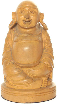 28% OFF on Exotic India Laughing Buddha Showpiece - 16.51 cm