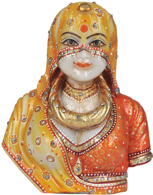 20% OFF on Exotic India Traditional Hindu Bride Bust Showpiece - 22.86 cm