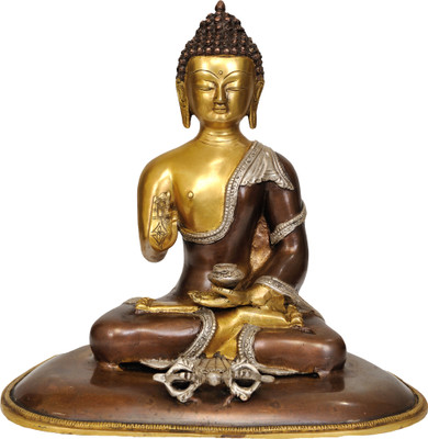 20% OFF on Exotic India Lord Buddha with Dorje Showpiece - 27.94 cm 20% OFF on Exotic India Lord Buddha with Dorje Showpiece - 27.94 cm